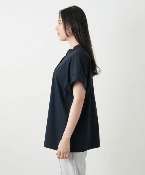 Leilian PLUS HOUSE / レリアンプラスハウス シャツ・ブラウス | バンドカラーブラウス【プラス企画】 | 詳細11