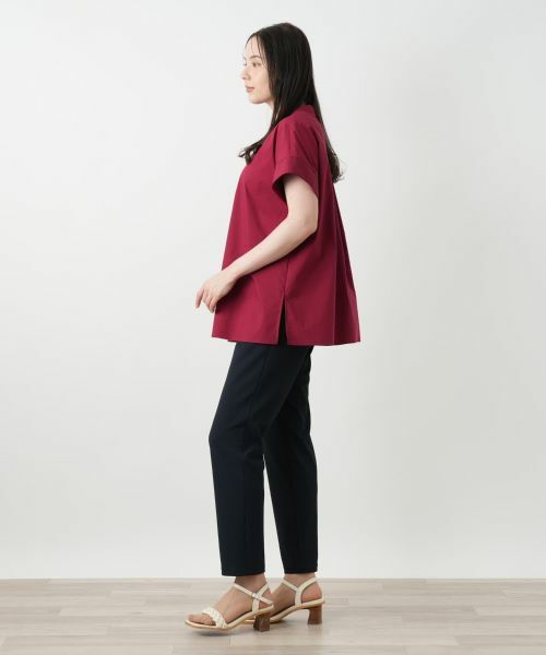 Leilian PLUS HOUSE / レリアンプラスハウス シャツ・ブラウス | バンドカラーブラウス【プラス企画】 | 詳細5