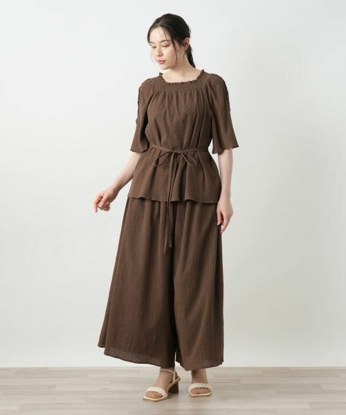 Leilian PLUS HOUSE / レリアンプラスハウス シャツ・ブラウス | フレアブラウス【BOURGE】 | 詳細1