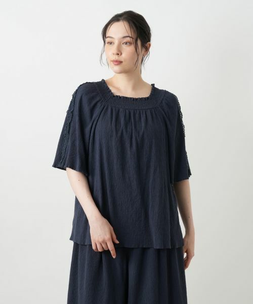 Leilian PLUS HOUSE / レリアンプラスハウス シャツ・ブラウス | フレアブラウス【BOURGE】 | 詳細10