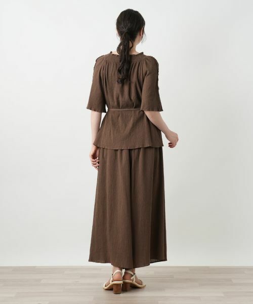 Leilian PLUS HOUSE / レリアンプラスハウス シャツ・ブラウス | フレアブラウス【BOURGE】 | 詳細3