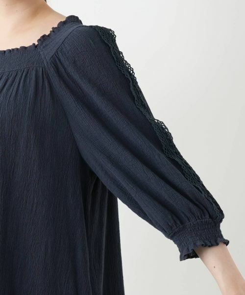 Leilian PLUS HOUSE / レリアンプラスハウス ドレス | ギャザーワンピース【BOURGE】 | 詳細15