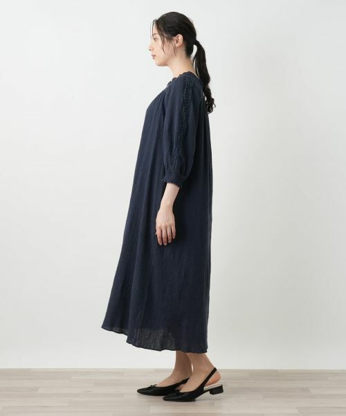 Leilian PLUS HOUSE / レリアンプラスハウス ドレス | ギャザーワンピース【BOURGE】 | 詳細8