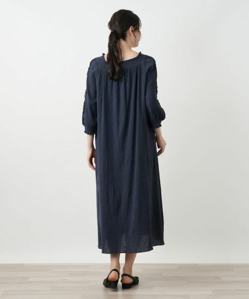 Leilian PLUS HOUSE / レリアンプラスハウス ドレス | ギャザーワンピース【BOURGE】 | 詳細9