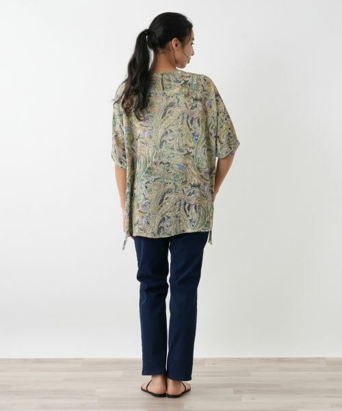 Leilian PLUS HOUSE / レリアンプラスハウス シャツ・ブラウス | ペイズリー柄ブラウス【プラス企画】 | 詳細3