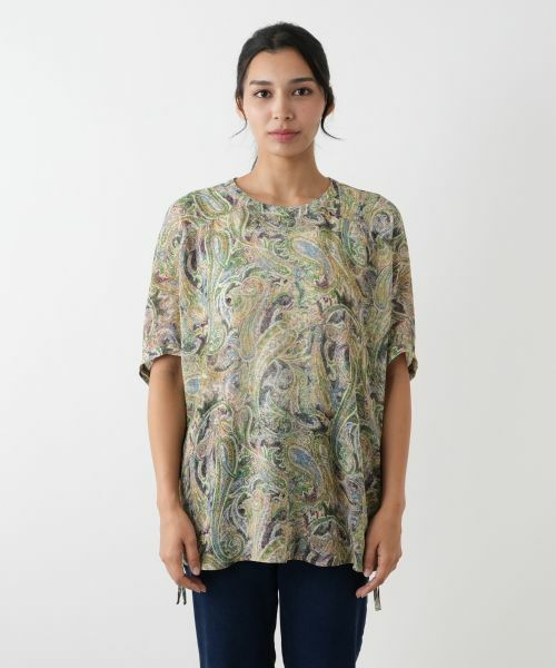 Leilian PLUS HOUSE / レリアンプラスハウス シャツ・ブラウス | ペイズリー柄ブラウス【プラス企画】 | 詳細4