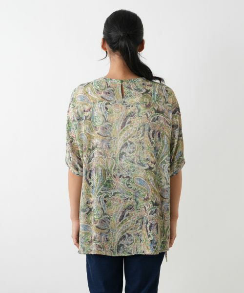 Leilian PLUS HOUSE / レリアンプラスハウス シャツ・ブラウス | ペイズリー柄ブラウス【プラス企画】 | 詳細6