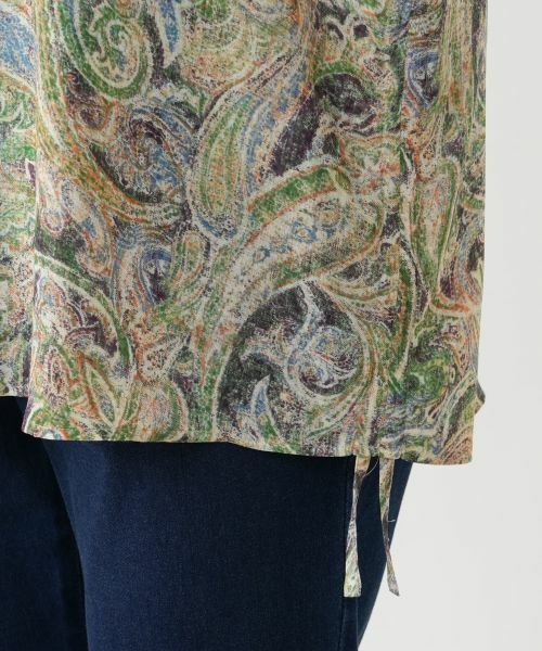 Leilian PLUS HOUSE / レリアンプラスハウス シャツ・ブラウス | ペイズリー柄ブラウス【プラス企画】 | 詳細9