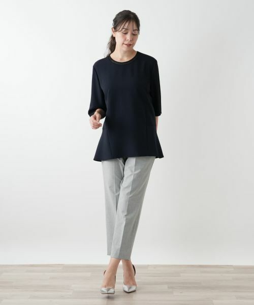 Leilian PLUS HOUSE / レリアンプラスハウス シャツ・ブラウス | フレアブラウス【プラス企画】 | 詳細1