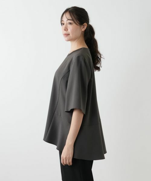 Leilian PLUS HOUSE / レリアンプラスハウス シャツ・ブラウス | フレアブラウス【プラス企画】 | 詳細8