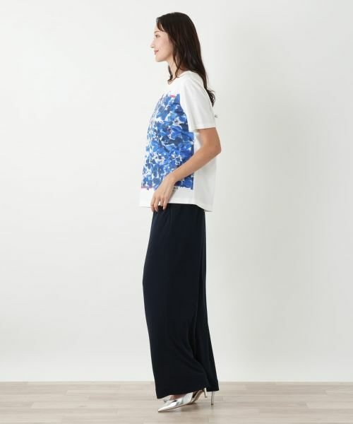 Leilian PLUS HOUSE / レリアンプラスハウス Tシャツ | プリントカットソー【ROCHAS Premiere】 | 詳細2