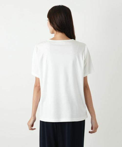 Leilian PLUS HOUSE / レリアンプラスハウス Tシャツ | プリントカットソー【ROCHAS Premiere】 | 詳細6