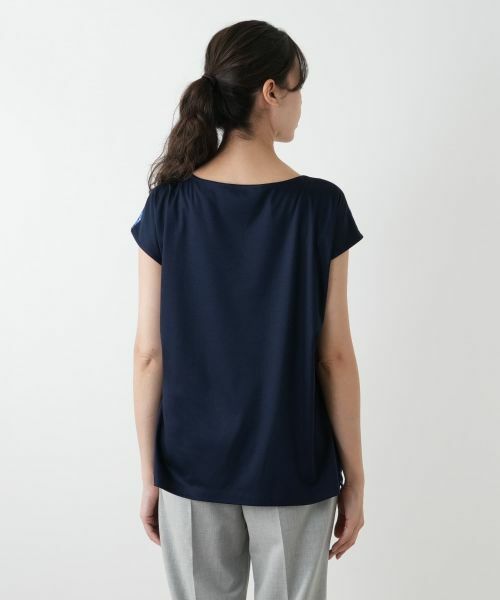 Leilian PLUS HOUSE / レリアンプラスハウス シャツ・ブラウス | 【ウォッシャブル】プリント切替ブラウス【ROCHAS Premiere】 | 詳細6