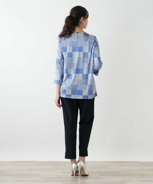 Leilian PLUS HOUSE / レリアンプラスハウス カットソー | プリントカットソー【ROCHAS Premiere】 | 詳細6