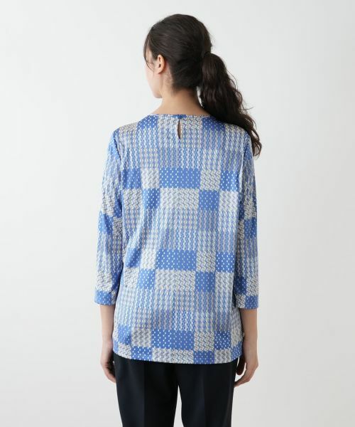 Leilian PLUS HOUSE / レリアンプラスハウス カットソー | プリントカットソー【ROCHAS Premiere】 | 詳細9