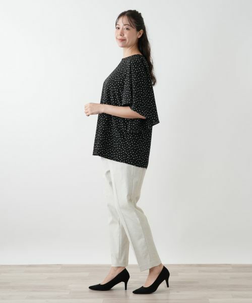 Leilian PLUS HOUSE / レリアンプラスハウス シャツ・ブラウス | バタフライスリーブブラウス【プラス企画】 | 詳細2