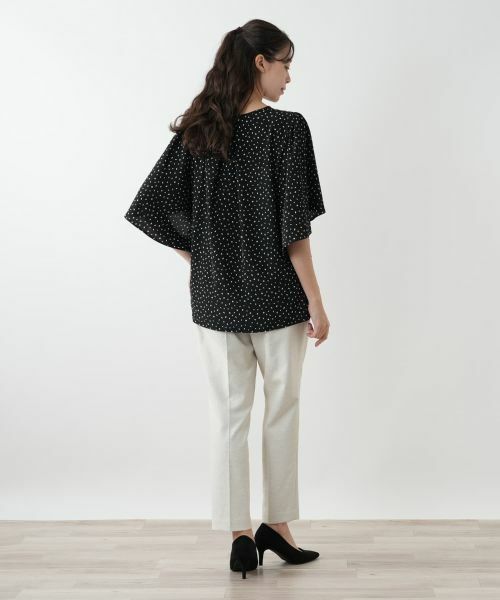 Leilian PLUS HOUSE / レリアンプラスハウス シャツ・ブラウス | バタフライスリーブブラウス【プラス企画】 | 詳細3