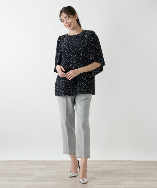 Leilian PLUS HOUSE / レリアンプラスハウス シャツ・ブラウス | バタフライスリーブブラウス【プラス企画】 | 詳細4