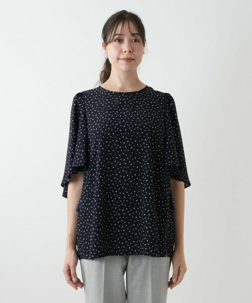 Leilian PLUS HOUSE / レリアンプラスハウス シャツ・ブラウス | バタフライスリーブブラウス【プラス企画】 | 詳細7