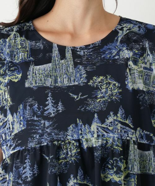 Leilian PLUS HOUSE / レリアンプラスハウス シャツ・ブラウス | プリントブラウス【BOURGE】 | 詳細10