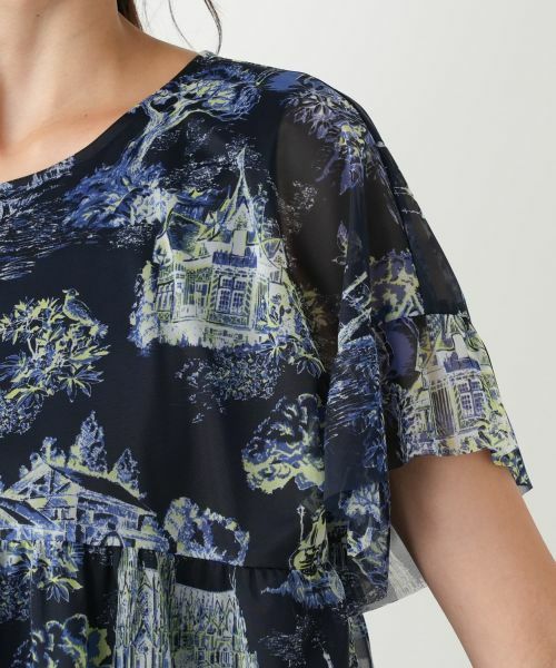 Leilian PLUS HOUSE / レリアンプラスハウス シャツ・ブラウス | プリントブラウス【BOURGE】 | 詳細12