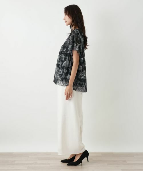 Leilian PLUS HOUSE / レリアンプラスハウス シャツ・ブラウス | プリントブラウス【BOURGE】 | 詳細2