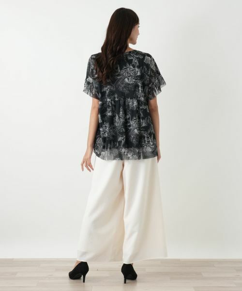 Leilian PLUS HOUSE / レリアンプラスハウス シャツ・ブラウス | プリントブラウス【BOURGE】 | 詳細3