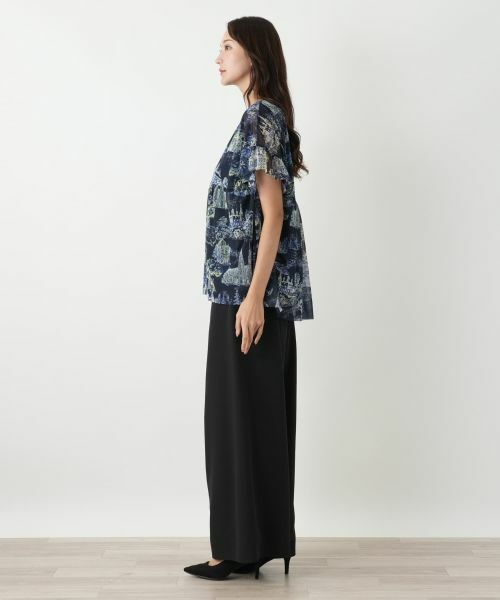 Leilian PLUS HOUSE / レリアンプラスハウス シャツ・ブラウス | プリントブラウス【BOURGE】 | 詳細5