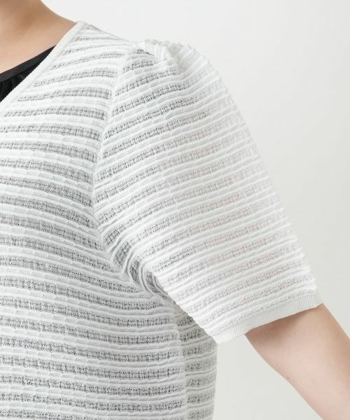 Leilian PLUS HOUSE / レリアンプラスハウス カーディガン・ボレロ | ショートカーディガン【BOURGE】 | 詳細12