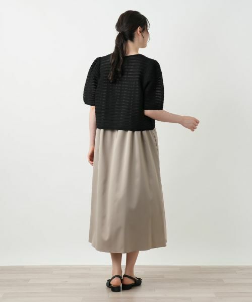 Leilian PLUS HOUSE / レリアンプラスハウス カーディガン・ボレロ | ショートカーディガン【BOURGE】 | 詳細3