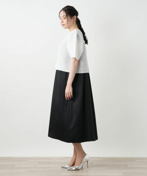 Leilian PLUS HOUSE / レリアンプラスハウス カーディガン・ボレロ | ショートカーディガン【BOURGE】 | 詳細5