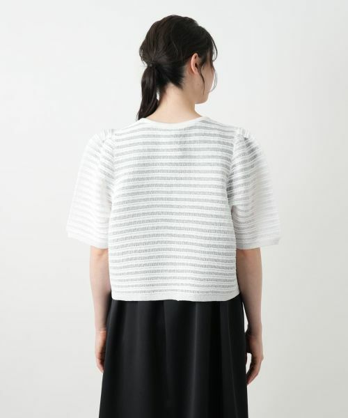 Leilian PLUS HOUSE / レリアンプラスハウス カーディガン・ボレロ | ショートカーディガン【BOURGE】 | 詳細9