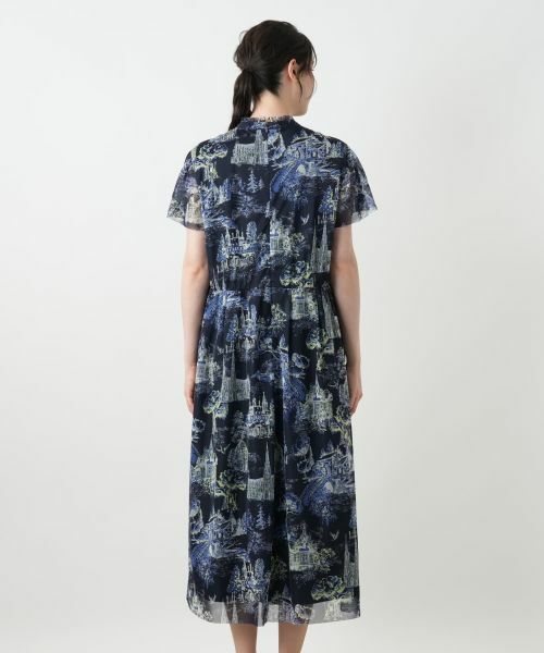 Leilian PLUS HOUSE / レリアンプラスハウス ドレス | プリントフレアワンピース【BOURGE】 | 詳細10