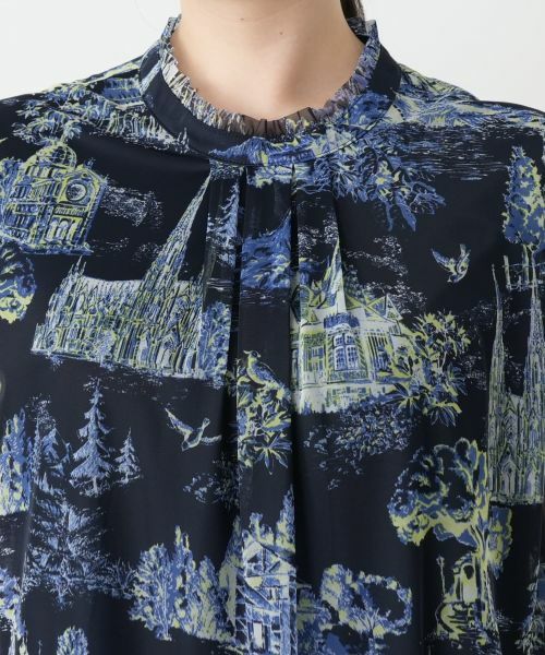 Leilian PLUS HOUSE / レリアンプラスハウス ドレス | プリントフレアワンピース【BOURGE】 | 詳細11