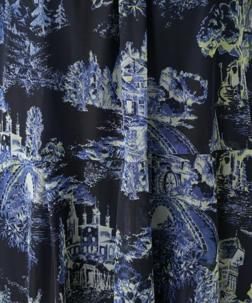 Leilian PLUS HOUSE / レリアンプラスハウス ドレス | プリントフレアワンピース【BOURGE】 | 詳細16