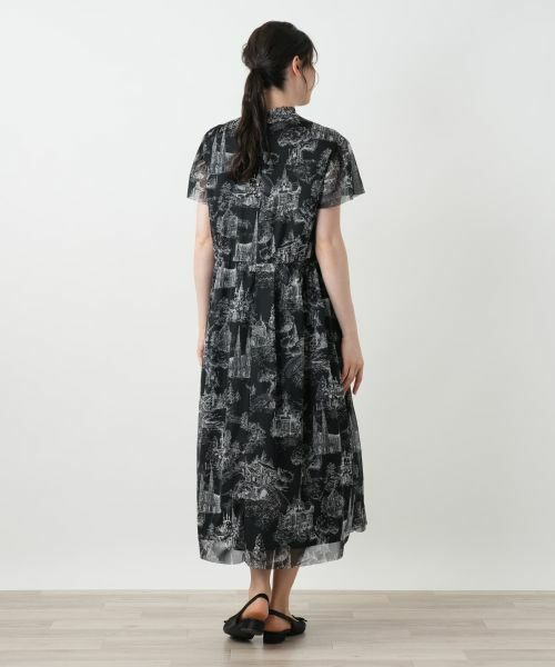 Leilian PLUS HOUSE / レリアンプラスハウス ドレス | プリントフレアワンピース【BOURGE】 | 詳細4