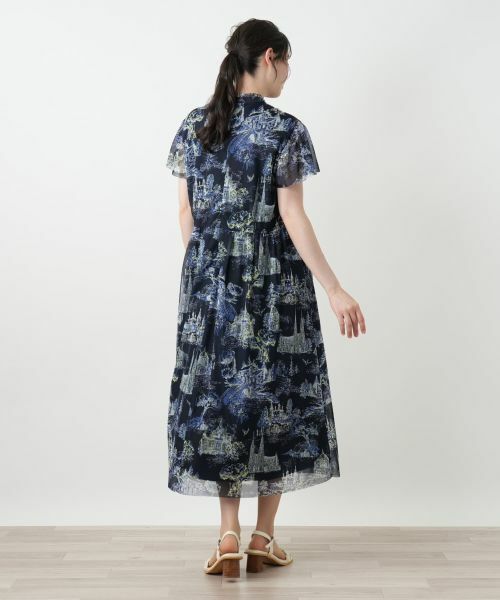 Leilian PLUS HOUSE / レリアンプラスハウス ドレス | プリントフレアワンピース【BOURGE】 | 詳細7