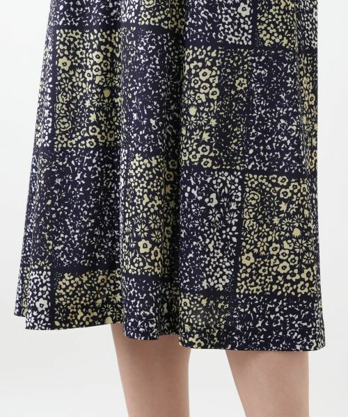 Leilian PLUS HOUSE / レリアンプラスハウス ドレス | プリントボウタイワンピース【ROCHAS Premiere】 | 詳細13