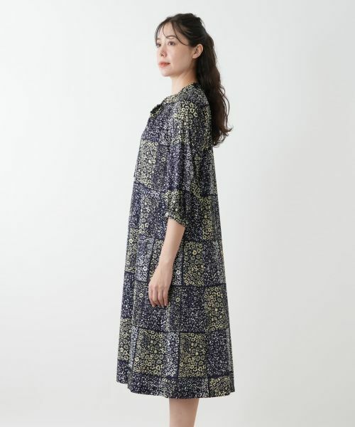 Leilian PLUS HOUSE / レリアンプラスハウス ドレス | プリントボウタイワンピース【ROCHAS Premiere】 | 詳細5