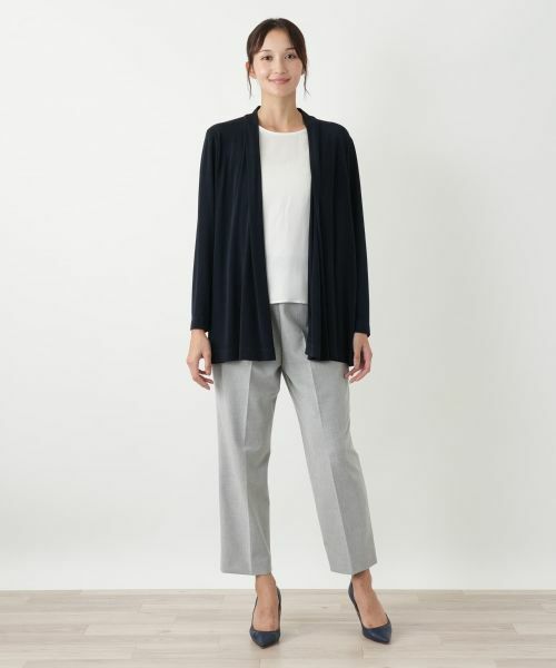 Leilian PLUS HOUSE / レリアンプラスハウス テーラードジャケット | ノーカラージャケット【ROCHAS Premiere】 | 詳細1