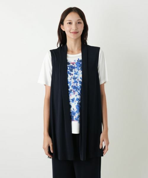 Leilian PLUS HOUSE / レリアンプラスハウス テーラードジャケット | ロングベスト【ROCHAS Premiere】 | 詳細4