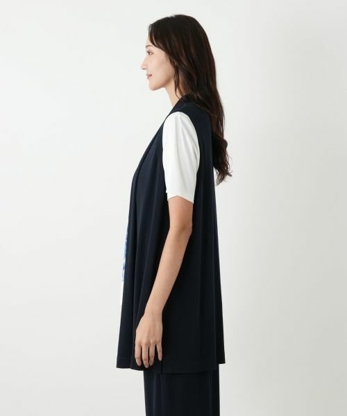 Leilian PLUS HOUSE / レリアンプラスハウス テーラードジャケット | ロングベスト【ROCHAS Premiere】 | 詳細5