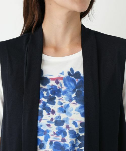 Leilian PLUS HOUSE / レリアンプラスハウス テーラードジャケット | ロングベスト【ROCHAS Premiere】 | 詳細7