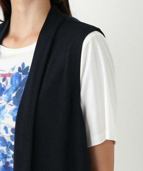 Leilian PLUS HOUSE / レリアンプラスハウス テーラードジャケット | ロングベスト【ROCHAS Premiere】 | 詳細9