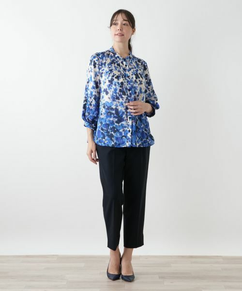 Leilian PLUS HOUSE / レリアンプラスハウス シャツ・ブラウス | プリントブラウス【ROCHAS Premiere】 | 詳細1