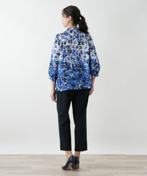 Leilian PLUS HOUSE / レリアンプラスハウス シャツ・ブラウス | プリントブラウス【ROCHAS Premiere】 | 詳細3