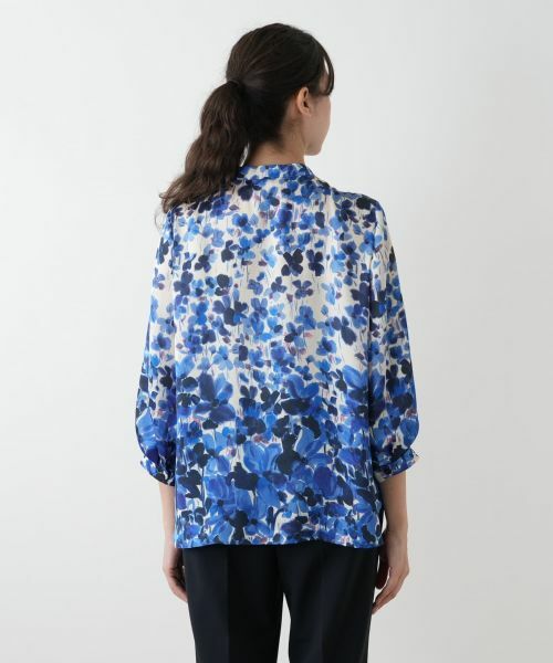 Leilian PLUS HOUSE / レリアンプラスハウス シャツ・ブラウス | プリントブラウス【ROCHAS Premiere】 | 詳細6