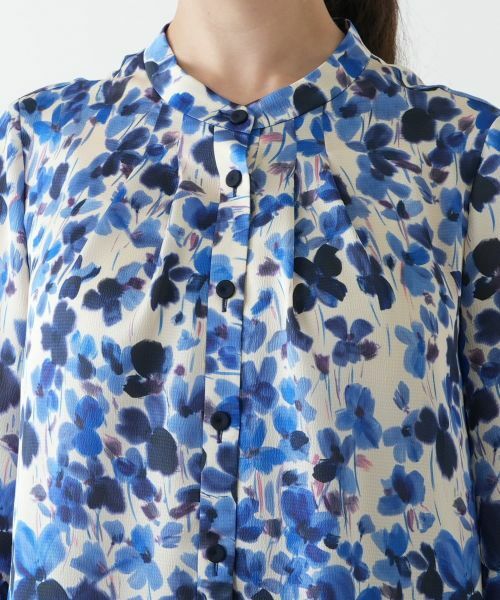 Leilian PLUS HOUSE / レリアンプラスハウス シャツ・ブラウス | プリントブラウス【ROCHAS Premiere】 | 詳細7