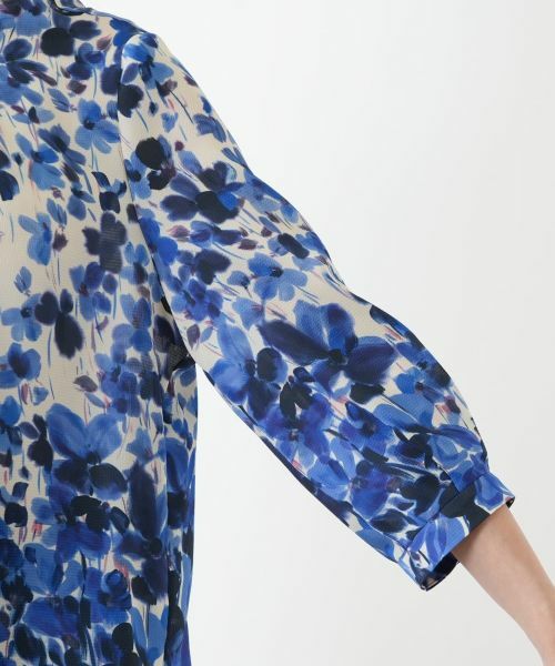 Leilian PLUS HOUSE / レリアンプラスハウス シャツ・ブラウス | プリントブラウス【ROCHAS Premiere】 | 詳細9