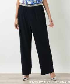 Leilian PLUS HOUSE / レリアンプラスハウス その他パンツ | ストレッチワイドパンツ【ROCHAS Premiere】